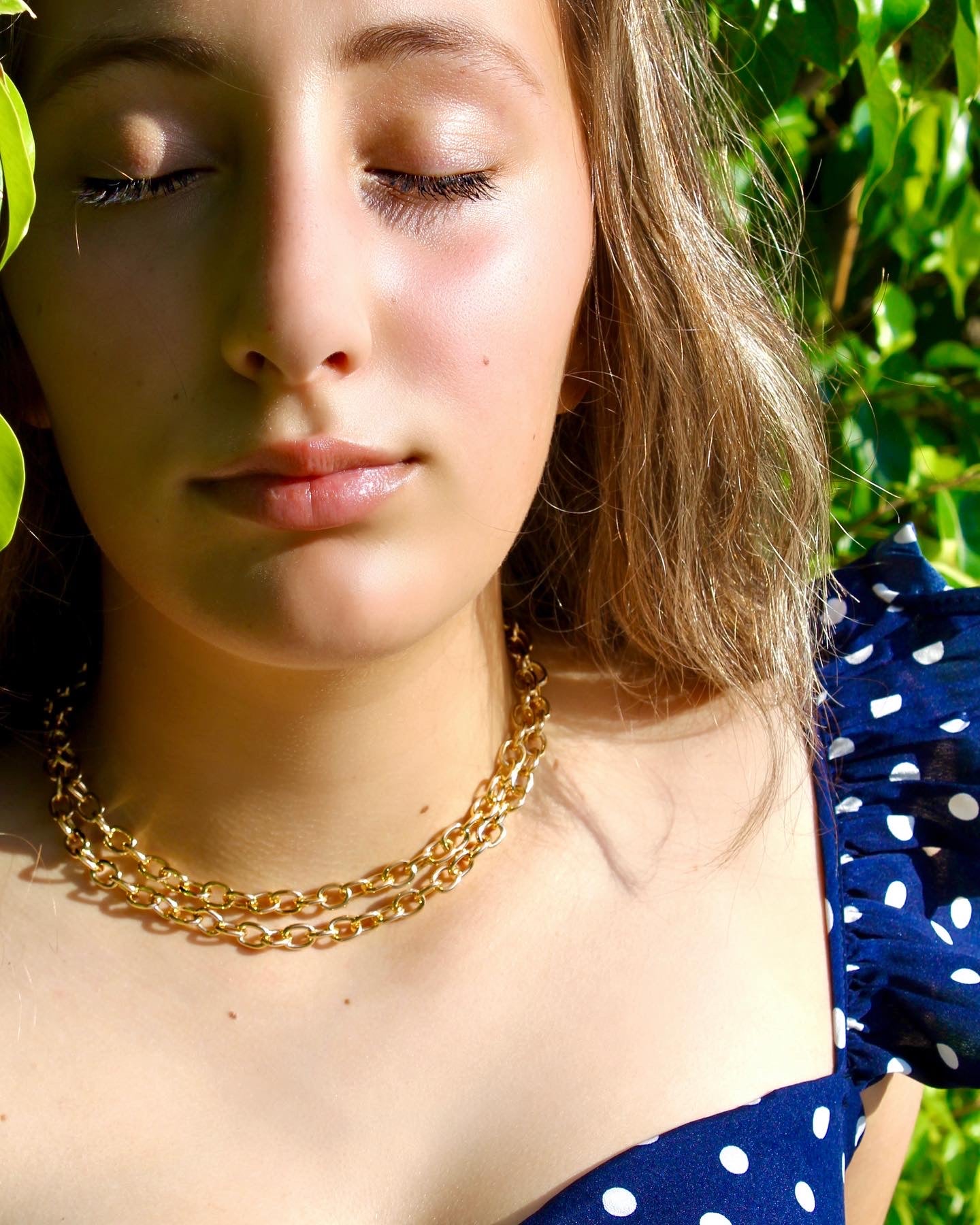 Classic O Link Gold Chain Necklace