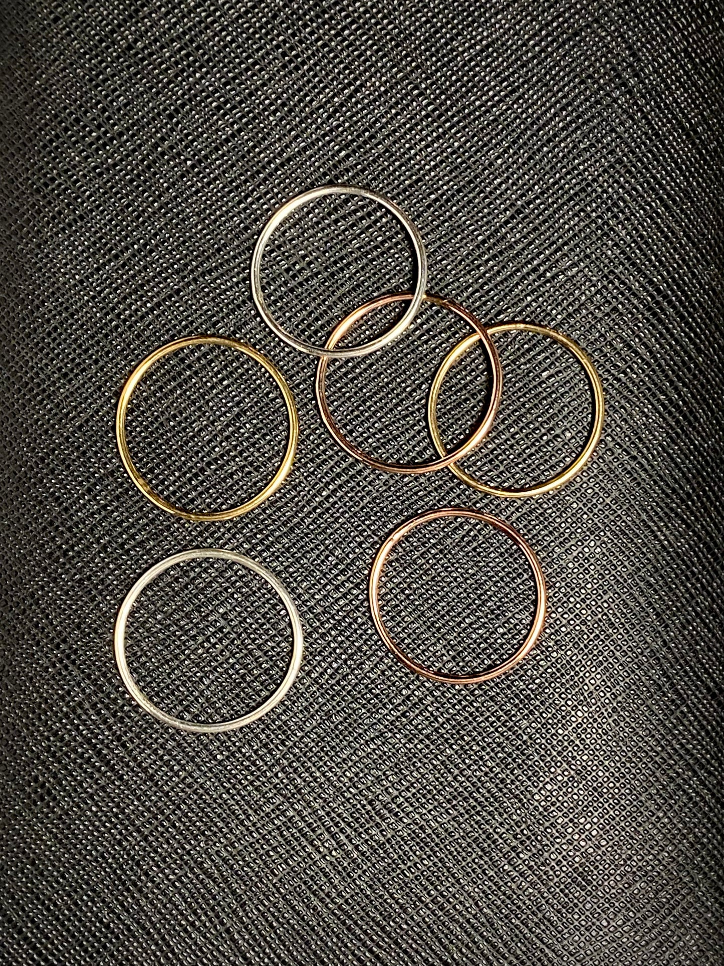 Round Wire Stackable Rings