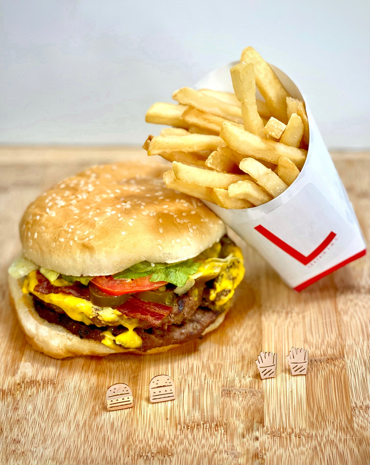 BURGER & FRIES EARRINGS