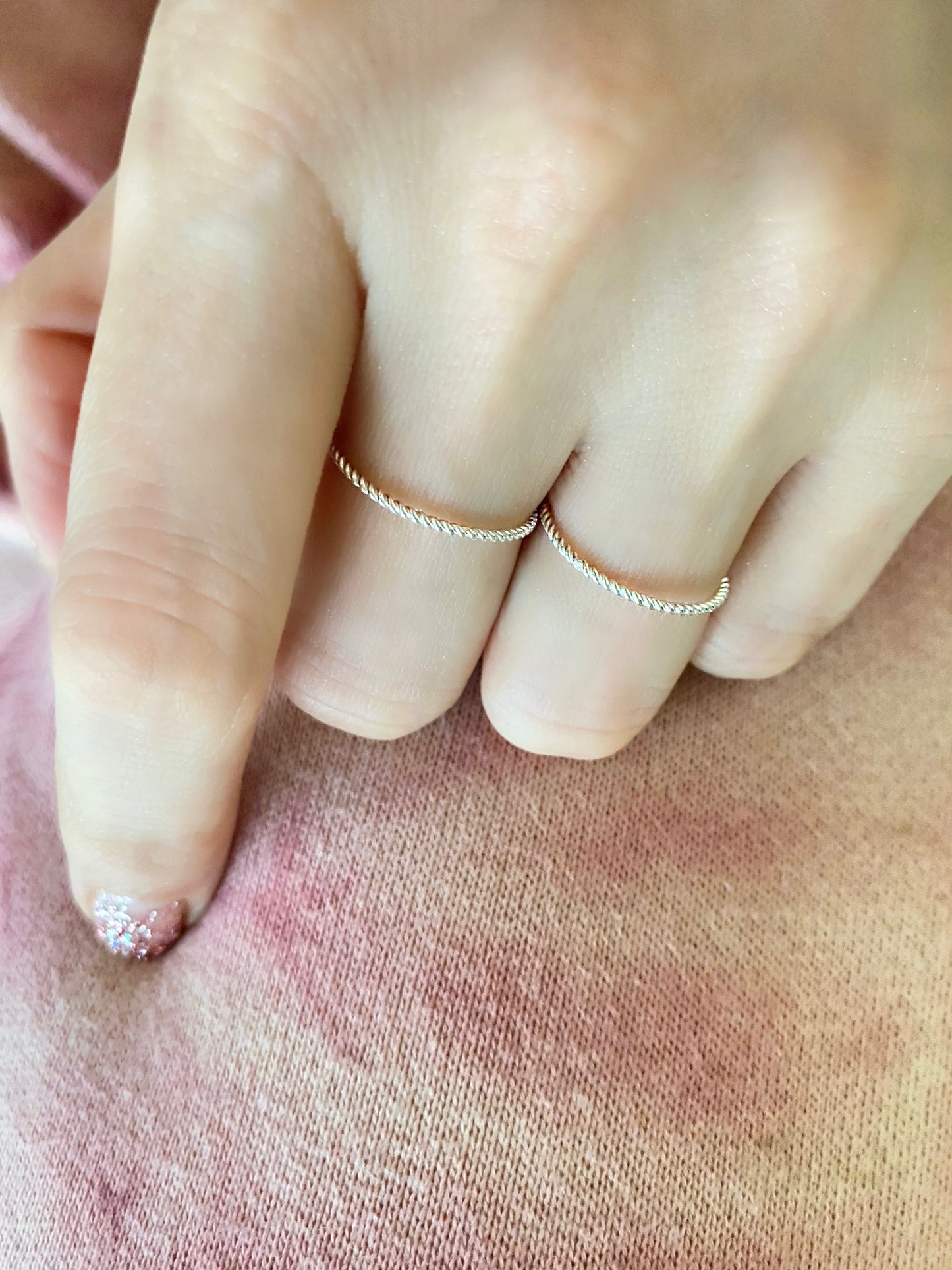 Rope Wire Stackable Rings