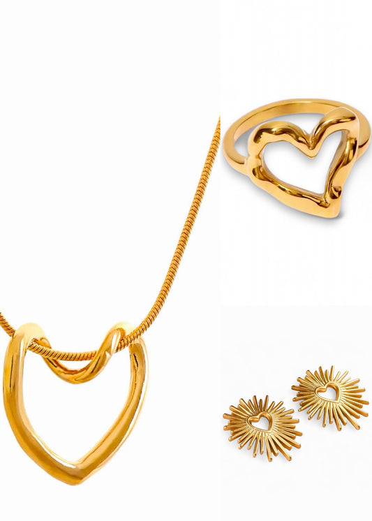 Corazón Earring Bundle Gold