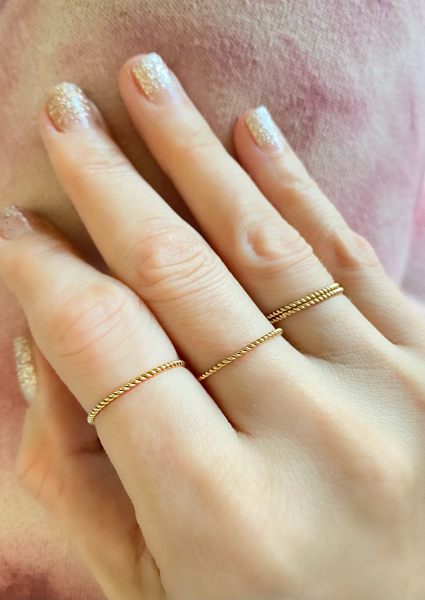 Rope Wire Stackable Rings
